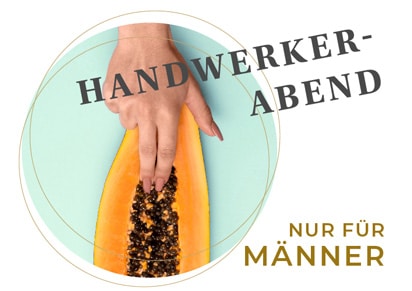 Handwerker-Abend für Männer, Berührung lernen, gemeinsames Erlebnis, Männer, Workshop.